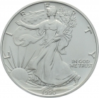 USA 1 Dollar 1990 Silver Eagle - 1 Unze Feinsilber